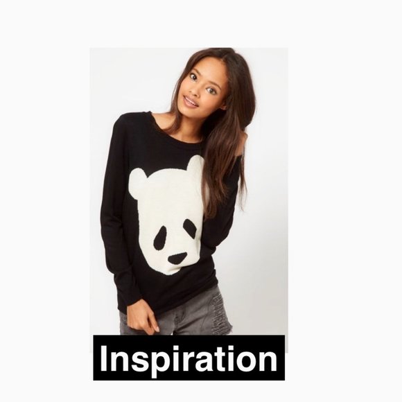 Panda Face Sweater - Picture 2 of 9